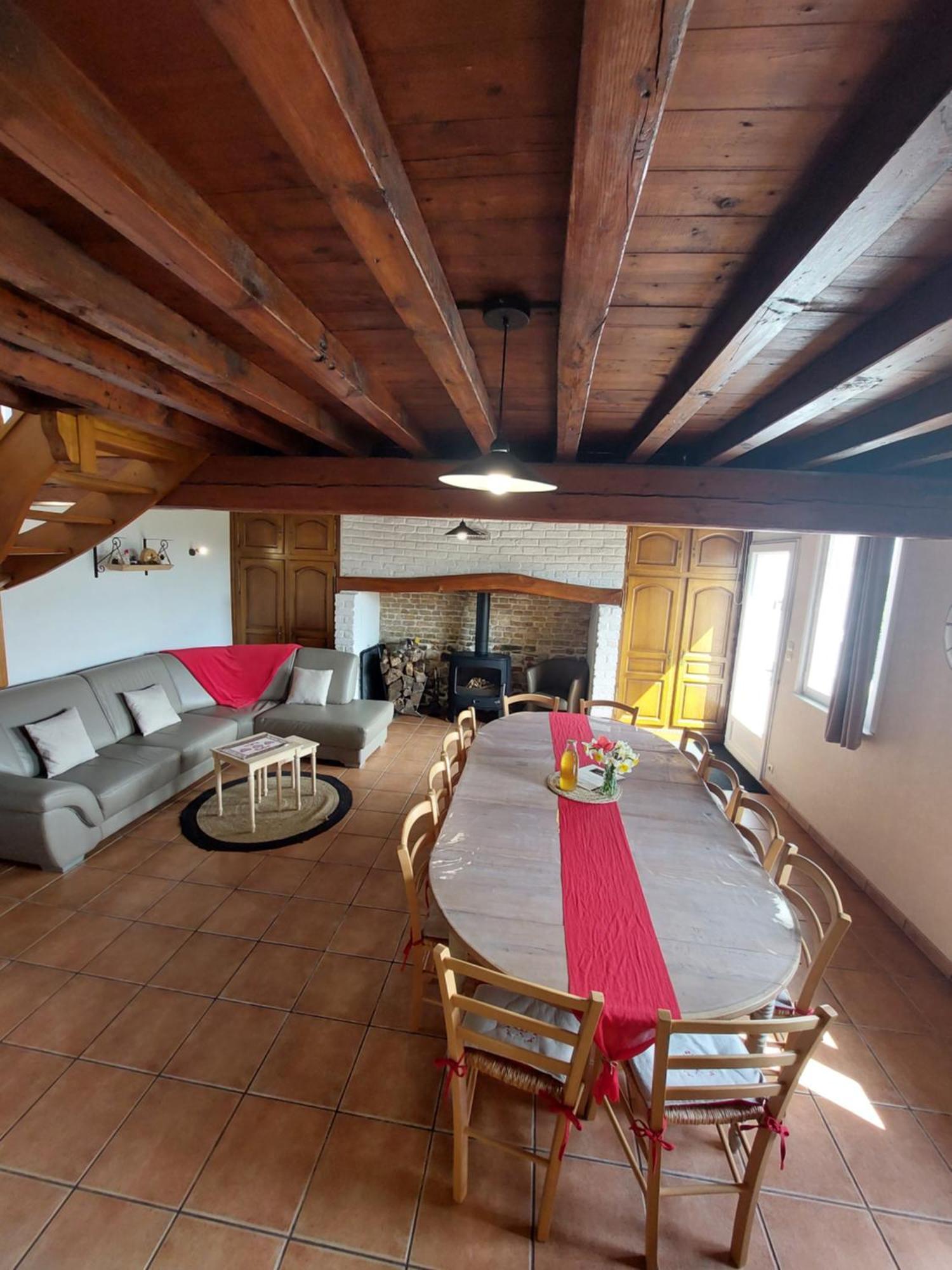 Villa Les Coquelicots Lacres Zimmer foto